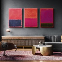 Mark Rothko - Purple multi panel canvas